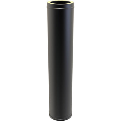 Black Twin Wall Flue Stove Pipes