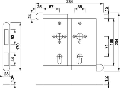 LOCKS INTUMESCENT PACK