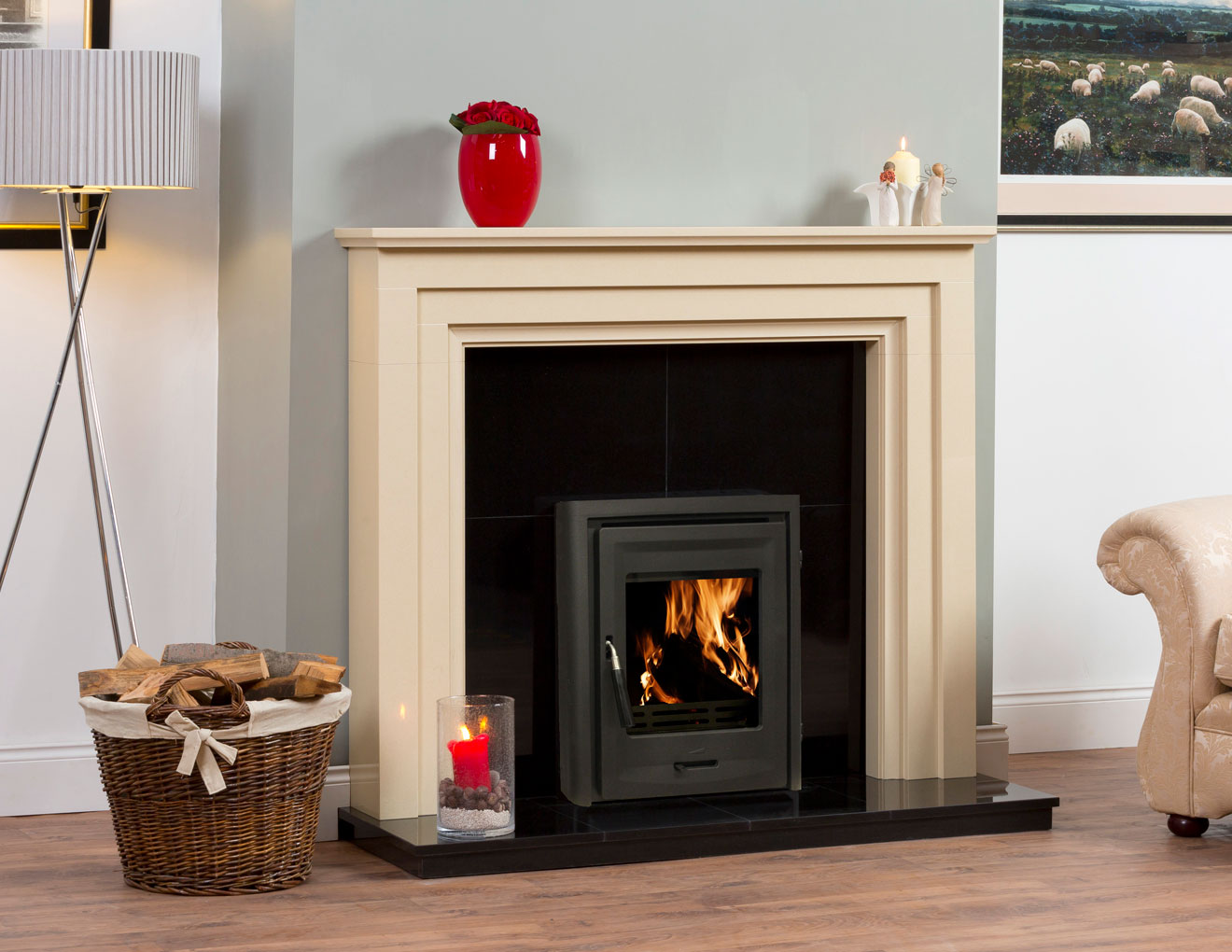 Heat Design V2 5kw Inset Stove