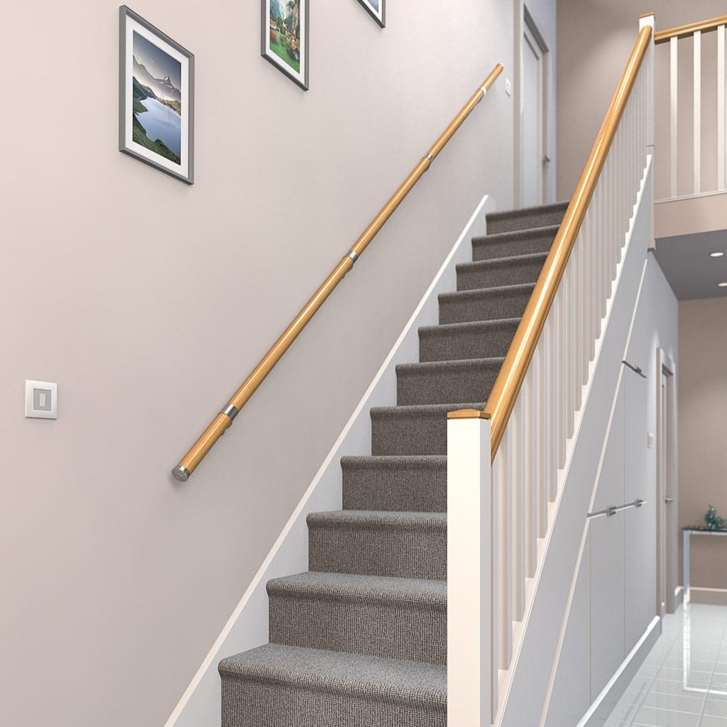 Wall Mounted Stair Handrail Kit - BPM SUPPLIES