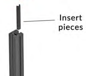 Composite Fencing Post Insert Pieces