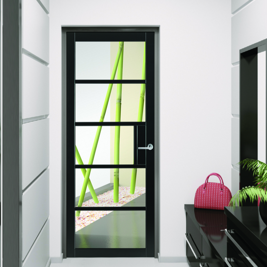 Mayfair Crittall Clear Glass Premium Primed Black