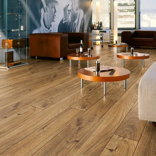 MAMMUT LONG PLANK EVEREST OAK BRONZE LAMINATE FLOORING AC5