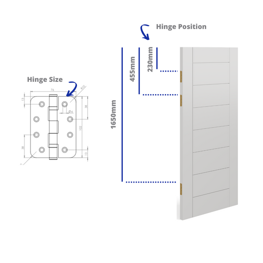 Door Machining Service Hinges