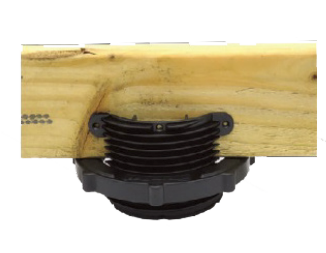 Adjustable Pedestals Wood Joist Support + Pad