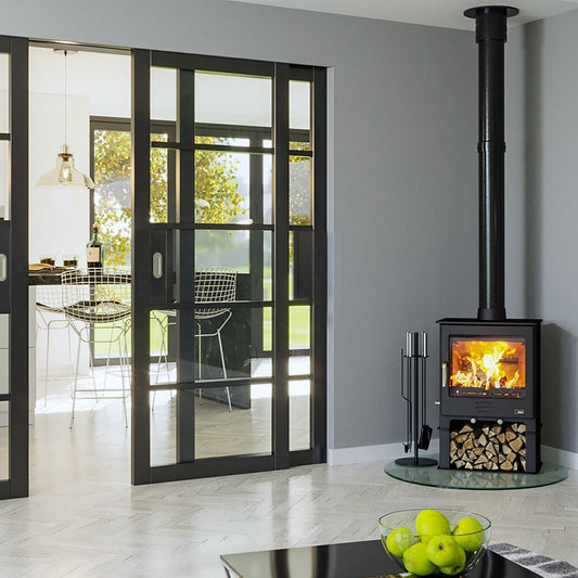 NM31GC Crittall Premium Primed Black Mayfair Door