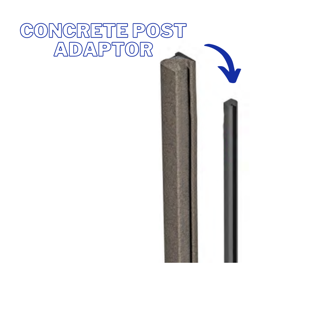 Composite Fencing Concrete Post Adaptor Channel BPM SUPPLIES composite-fencing-concrete-post-adaptor-channel-bpm-supplies