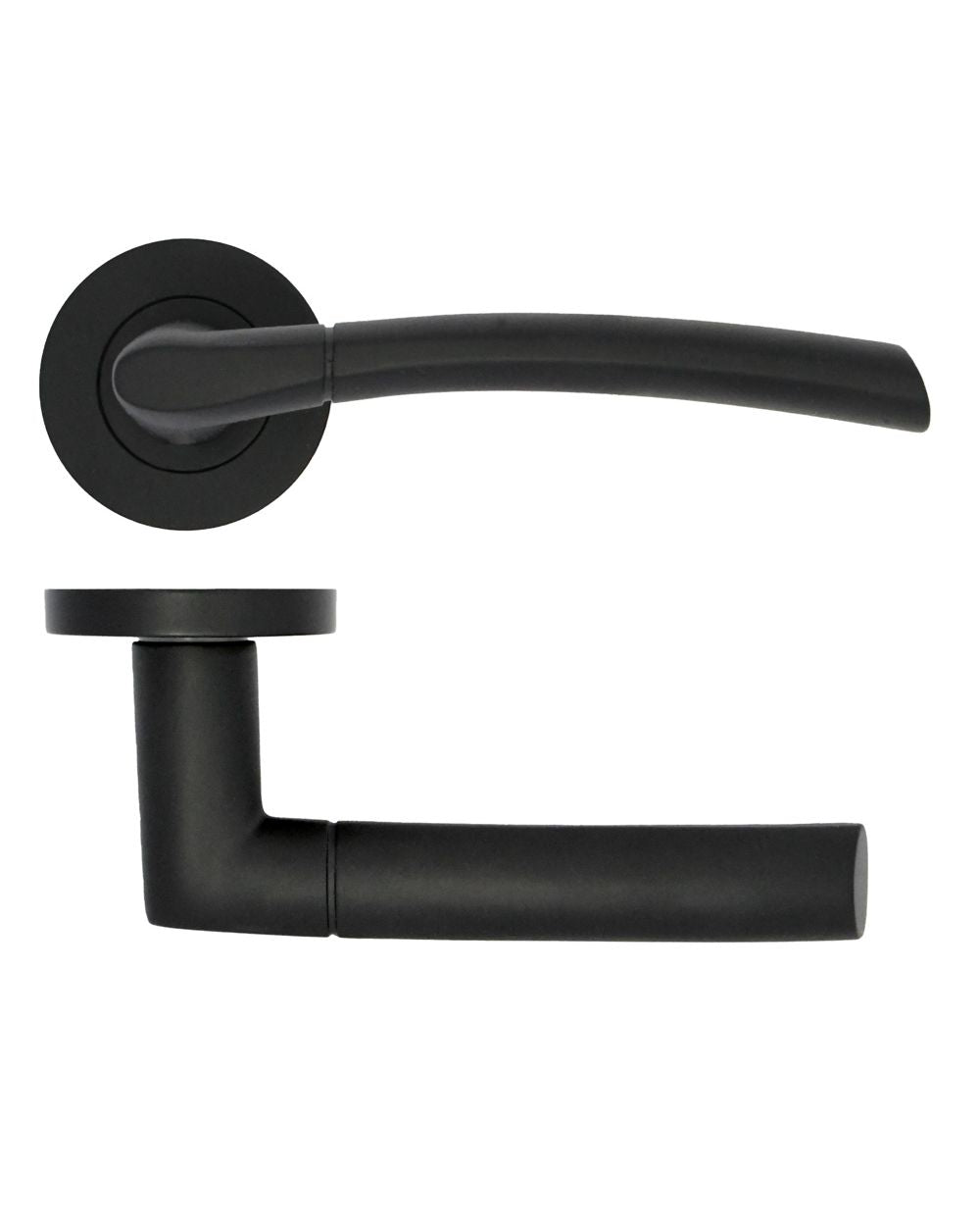 Matt Black Door Handles ANDORRA