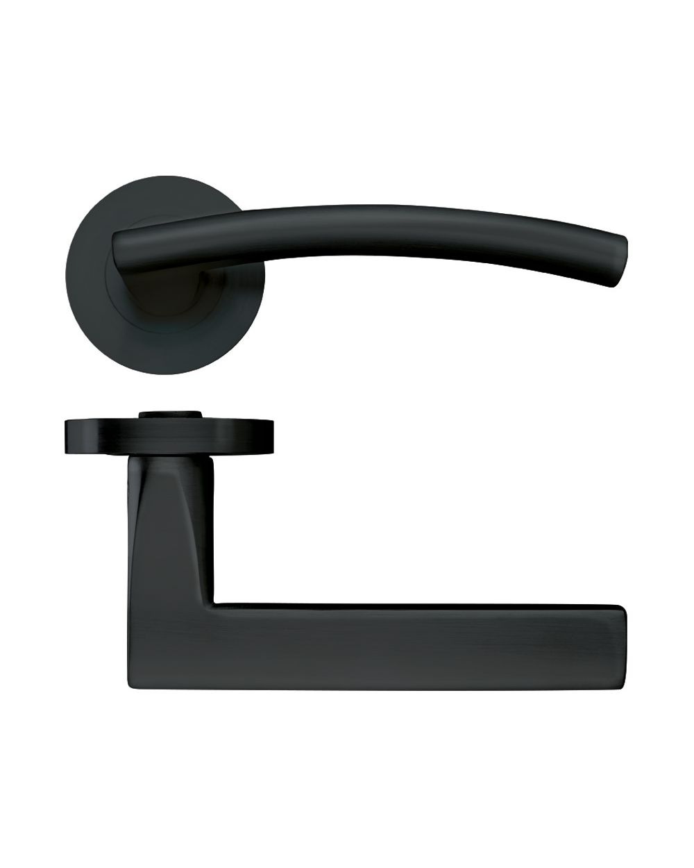 Matt Black Door Handles Florence