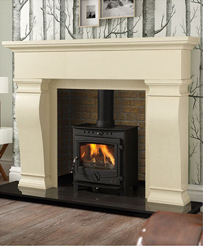 Van Gogh Marble Fireplace