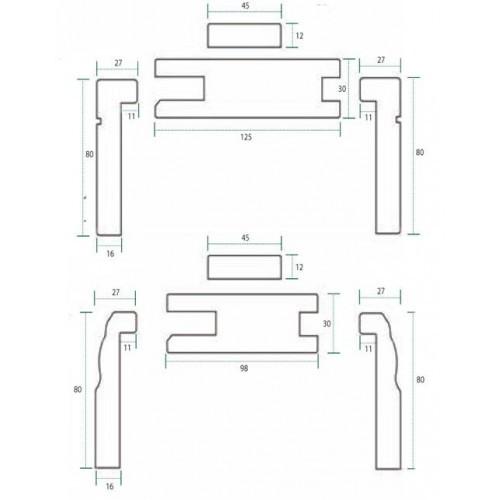 Adjustable Oak Door Frames