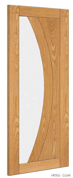 Oak Internal Door HP35G Clear Deanta Door