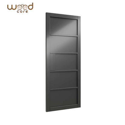 WC41 Solid Crittall Premium Primed Black Mayfair Door