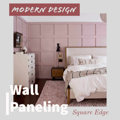 Square Edged wall paneling