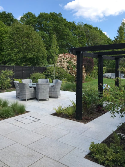 Silver Grey Granite Paving Slabs