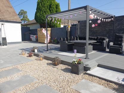 Composite decking Suir Stone Grey