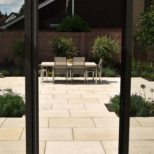 Vogue Soft Gold 20mm Porcelain Tiles & Paving