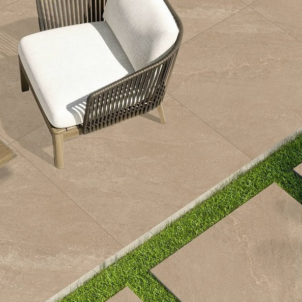 Riverside Mocha 20mm Porcelain Tiles & Paving