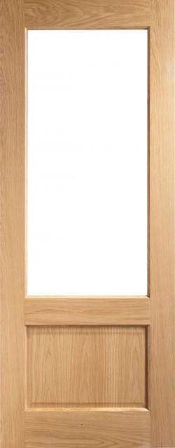 NM3G Oak Internal Door unglazed