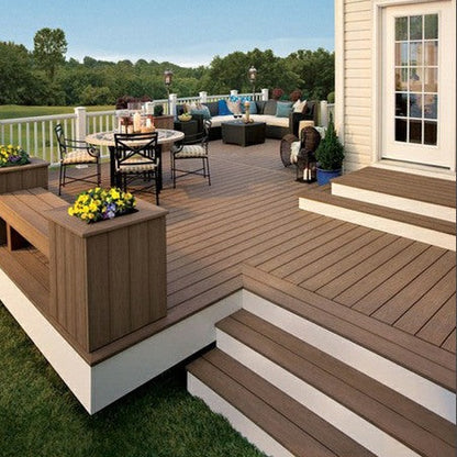 Composite decking Ultra Suir Coffee Brown