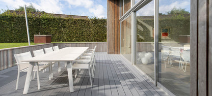 Composite decking Suir Stone Grey